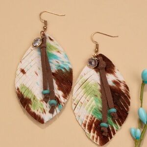 NWT! Boutique Bohemian Earrings with Turquoise Accents! 🤩